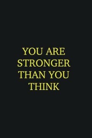 Cover of You are stronger than you think