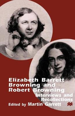 Book cover for Elizabeth Barrett Browning and Robert Browning