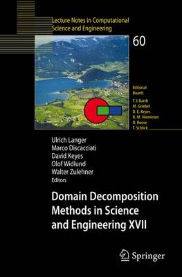 Book cover for Domain Decomposition Methods in Science and Engineering Xvii