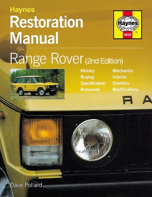 Book cover for Range Rover Restoration Manual