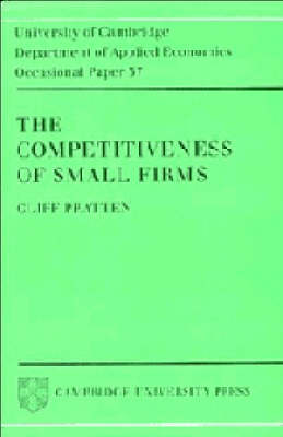 Book cover for The Competitiveness of Small Firms