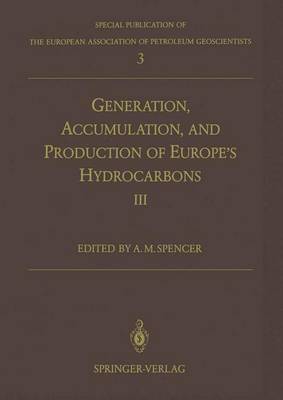 Book cover for Generation, Accumulation and Production of Europe's Hydrocarbons III