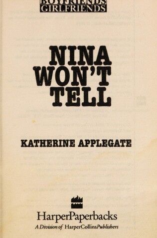 Cover of Nina Won't Tell