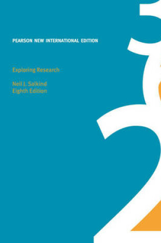Cover of Exploring Research Pearson New International Edition, plus MySearchLab without eText