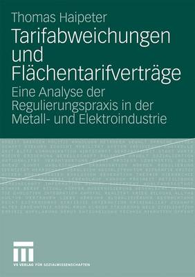 Book cover for Tarifabweichungen Und Flachentarifvertrage