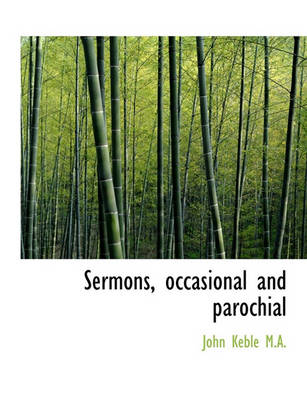 Book cover for Sermons, Occasional and Parochial