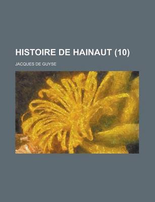 Book cover for Histoire de Hainaut (10 )