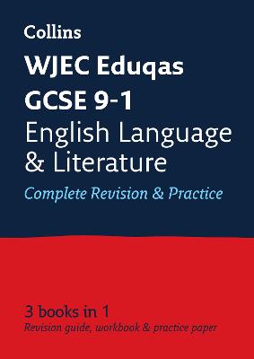 Cover of WJEC Eduqas GCSE 9-1 English Language and Literature All-in-One Complete Revision and Practice