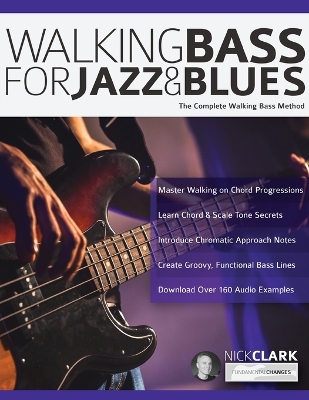 Book cover for Walking Bass for Jazz and Blues