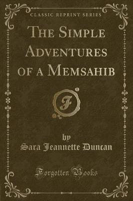 Book cover for The Simple Adventures of a Memsahib (Classic Reprint)