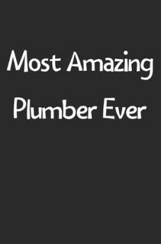 Cover of Most Amazing Plumber Ever