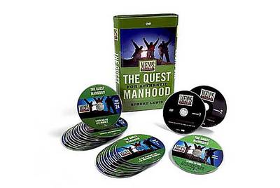 Book cover for The Quest for Authentic Manhood (DVD Leader Kit)