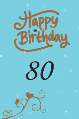 Book cover for Happy birthday 80