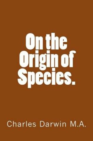 Cover of On the Origin of Species.