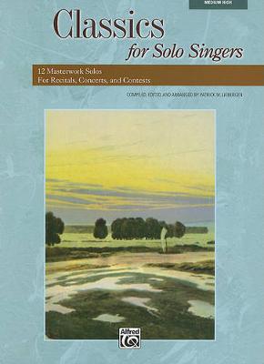 Cover of Classics for Solo Singers