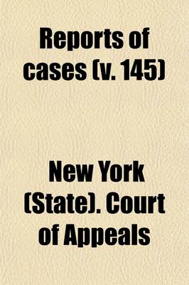 Book cover for Reports of Cases (Volume 145)