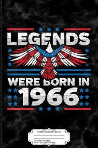 Cover of Legends Were Born in 1966 Patriotic Birthday