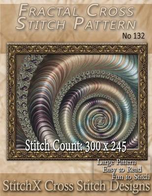 Book cover for Fractal Cross Stitch Pattern - No. 132