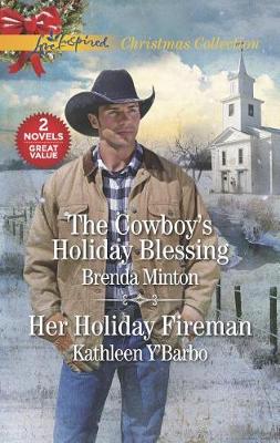 Book cover for The Cowboy's Holiday Blessing and Her Holiday Fireman