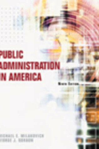 Cover of Public Admin in America 9e