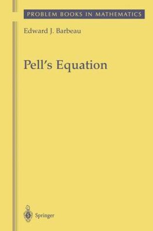 Cover of Pell's Equation