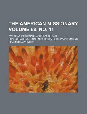 Book cover for The American Missionary Volume 68, No. 11