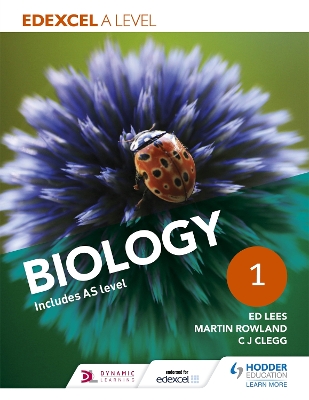 Book cover for Edexcel A Level Biology Student Book 1