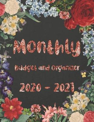 Book cover for Monthly Budget and Organizer 2020-2021