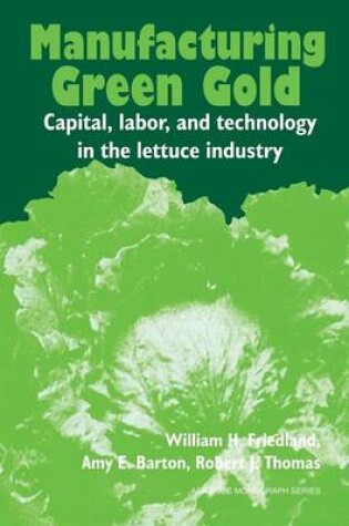 Cover of Manufacturing Green Gold