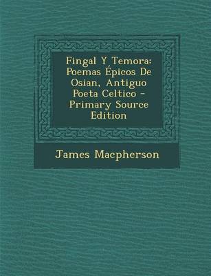 Book cover for Fingal y Temora