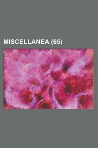 Cover of Miscellanea (65)