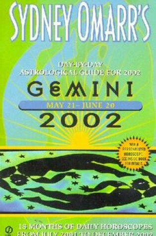 Cover of Sydney Omarr's Gemini 2002