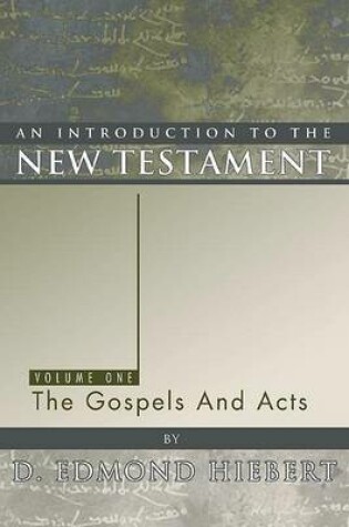 Cover of An Introduction to the New Testament, Volume 1