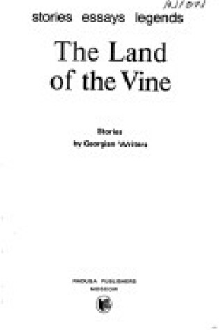 Cover of Land of the Vine