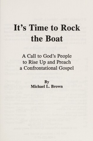 Cover of It's Time to Rock the Boat