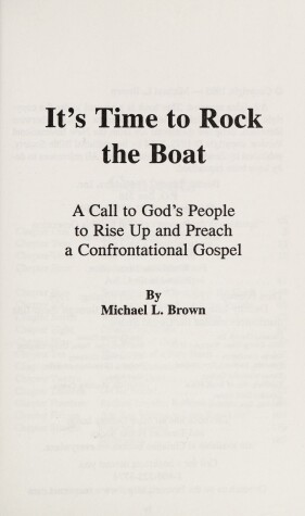 Book cover for It's Time to Rock the Boat