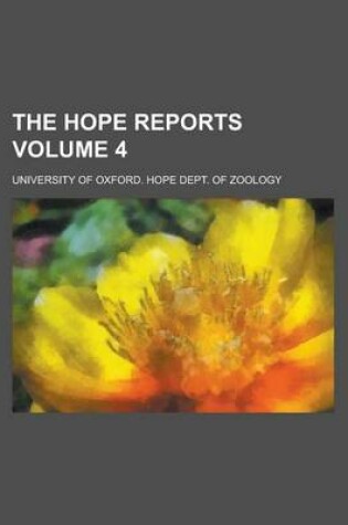 Cover of The Hope Reports (V. 2 1897-1900)