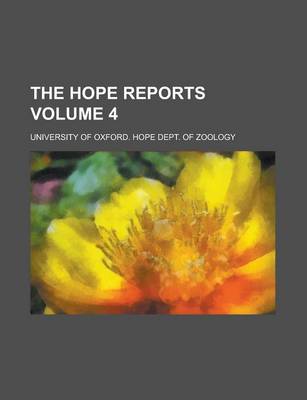 Book cover for The Hope Reports (V. 2 1897-1900)
