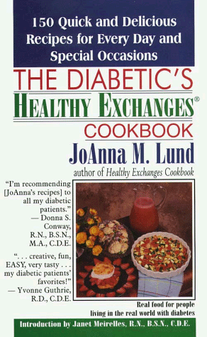 Book cover for The Diabetic's Healthy Exchanges Cookbook