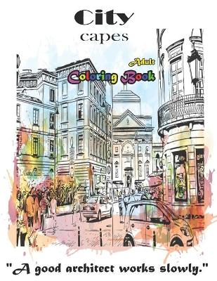 Book cover for City capes Adult Coloring Book