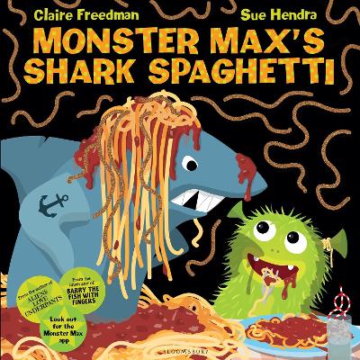 Book cover for Monster Max’s Shark Spaghetti