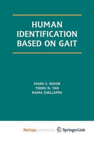 Cover of Human Identification Based on Gait