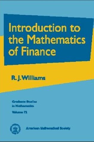 Cover of Introduction to the Mathematics of Finance