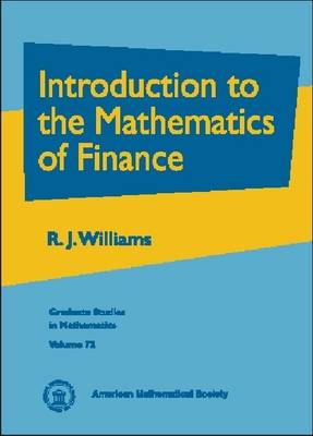 Cover of Introduction to the Mathematics of Finance