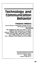 Book cover for Technology and Communication Behaviour