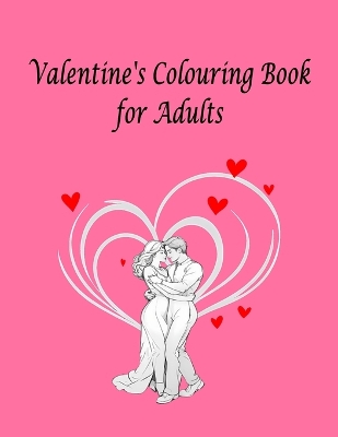 Book cover for Valentine's Coloring Book for Adults