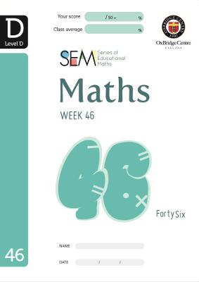 Book cover for SEM Maths Level D Week 46