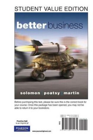 Cover of Better Business, Student Value Edition