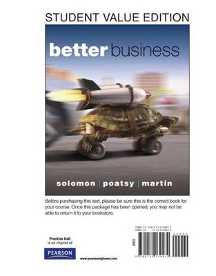 Book cover for Better Business, Student Value Edition