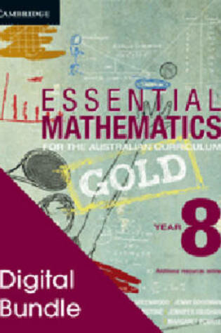 Cover of Essential Mathematics Gold for the Australian Curriculum Year 8 Digital and Cambridge Hotmaths